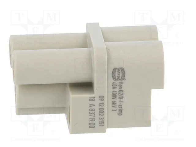HARTING Han Q Plantilla de Contacto Hembra 40A 400V