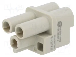 HARTING Han Q Plantilla de Contacto Hembra 40A 400V