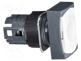SCHNEIDER ELECTRIC Interruptor de presión Harmony XB6 blanco 16mm