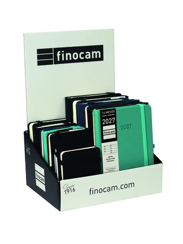 Finocam Agenda Anual 2027 Minimal Textura Catalán (Expositor de 13 unidades) Finocam Agenda Anual 2027 Minimal Textura Catalán (Expositor de 13 unidades)