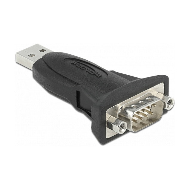 DeLOCK Adaptador USB 2.0 Tipo-A a Serial RS-232 D-Sub 9 Pin Macho con Tuercas, 0,8 m DeLOCK Adaptador USB 2.0 Tipo-A a Serial RS-232 D-Sub 9 Pin Macho con Tuercas, 0,8 m