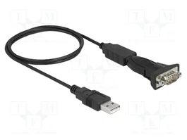 DeLOCK Adaptador USB 2.0 Tipo-A a RS-232 D-Sub 9 pin con tuercas