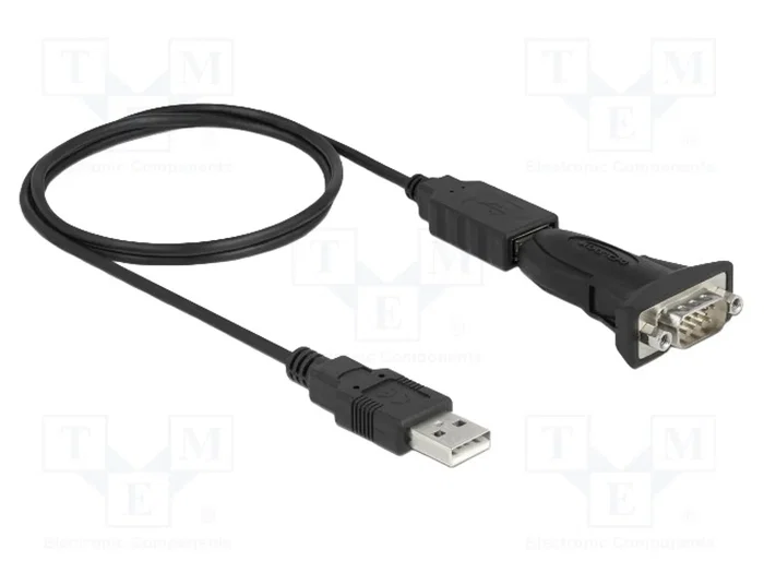 DeLOCK Adaptador USB 2.0 Tipo-A a RS-232 D-Sub 9 pin con tuercas DeLOCK Adaptador USB 2.0 Tipo-A a RS-232 D-Sub 9 pin con tuercas