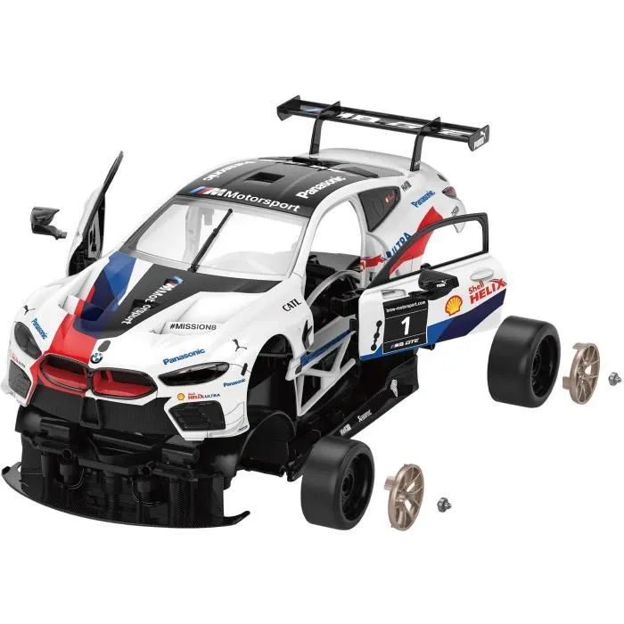MGM TURBO CHALLENGE Coche Teledirigido BMW M8 GTE Blanco 1/18 TUR1731254798736 MGM TURBO CHALLENGE Coche Teledirigido BMW M8 GTE Blanco 1/18 TUR1731254798736