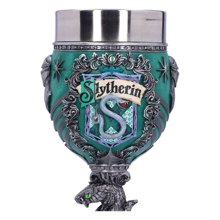 Nemesis Now Harry Potter Cáliz Slytherin de colección con diseño pintado a mano Nemesis Now Harry Potter Cáliz Slytherin de colección con diseño pintado a mano