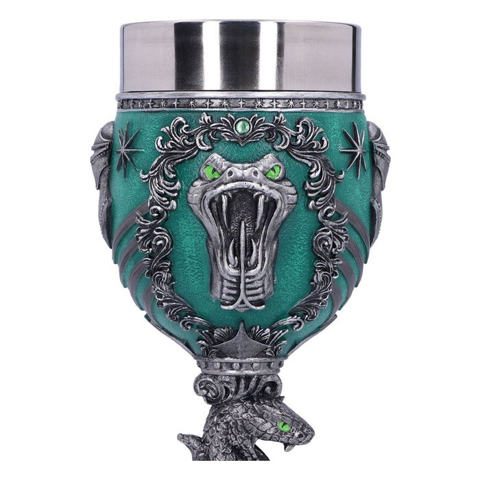 Nemesis Now Harry Potter Cáliz Slytherin de colección con diseño pintado a mano Nemesis Now Harry Potter Cáliz Slytherin de colección con diseño pintado a mano