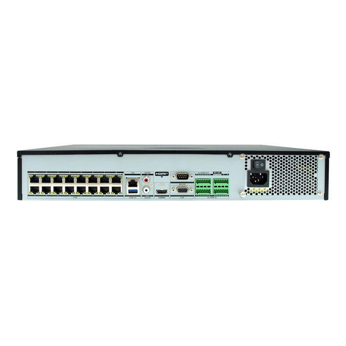 Level One NVR-0411 Grabador de Red 32 Canales 4096x2160 H.265 PoE 10TB