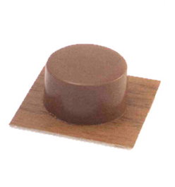 Baja tope adhesivo marrón/madera oscura A442