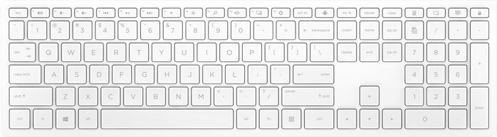 HP Pavilion 600 Teclado Inalámbrico Blanco Distribución UK HP Pavilion 600 Teclado Inalámbrico Blanco Distribución UK