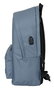 Safta Mochila Doble Portátil 15,6"+USB Munich Básicos Gris 31x44x18 cm