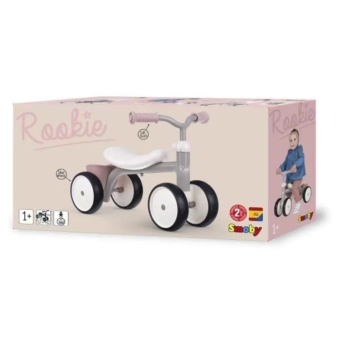 Smoby Rookie Correpasillos Rosa para Niños a Partir de 12 Meses