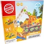 Heros Constructor Excavadora 170 piezas Madera FSC 100% certificada para niños de 6 a 12 años