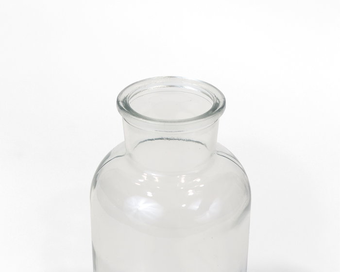 La Mediterranea Botella Frasca Red de Cristal, Boca Ancha, 250 ml, Dimensiones 6.5 x 14 cm (36 Unidades) La Mediterranea Botella Frasca Red de Cristal, Boca Ancha, 250 ml, Dimensiones 6.5 x 14 cm (36 Unidades)