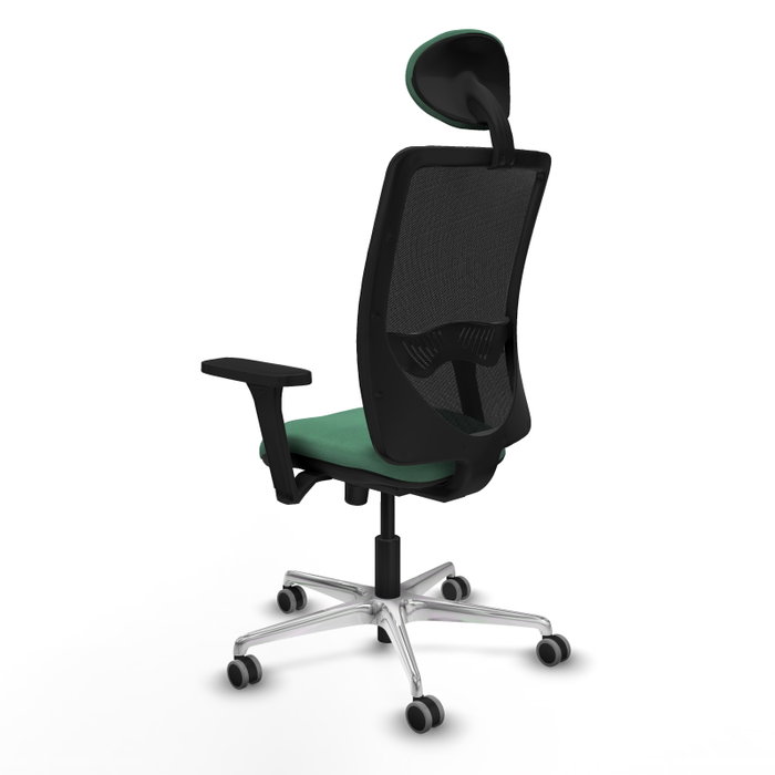 PIQUERAS Y CRESPO Silla de oficina Zulema Verde esmeralda y Negro PIQUERAS Y CRESPO Silla de oficina Zulema Verde esmeralda y Negro
