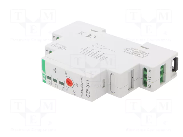 F&F CZF-311-TRMS Relé de monitorización de tensión SPDT