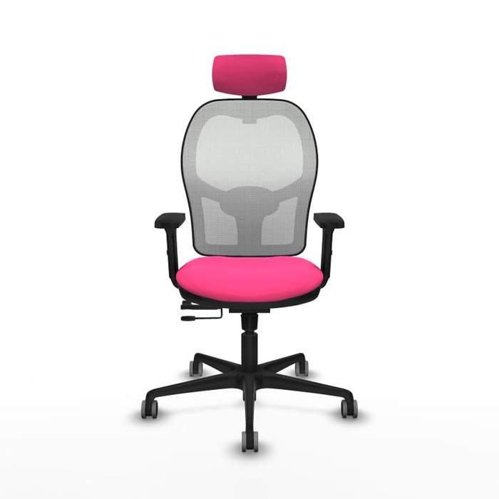 PIQUERAS Y CRESPO Silla de oficina Jorquera Rosa y Blanco PIQUERAS Y CRESPO Silla de oficina Jorquera Rosa y Blanco