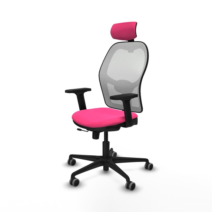 PIQUERAS Y CRESPO Silla de oficina Jorquera Rosa y Blanco PIQUERAS Y CRESPO Silla de oficina Jorquera Rosa y Blanco