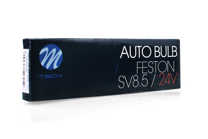 M-Tech Lámpara SV8.5-8 24V/5W T11X36 C5W Clear (10 unidades)