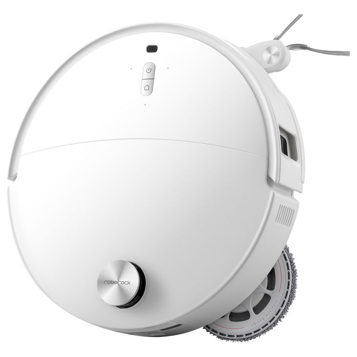 Roborock Qrevo Curv 2 ProX Aspirador Robot Sin Bolsa Blanco con Estación de Vaciado y Fregado 25000 Pa