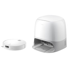 Roborock Qrevo Curv 2 ProX Aspirador Robot Sin Bolsa Blanco con Estación de Vaciado y Fregado 25000 Pa