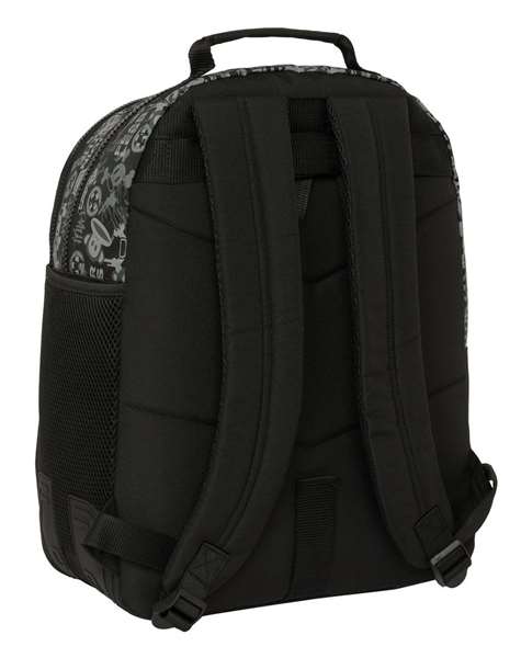 Mochila Escolar Paul Frank Join the fun Negro 32 x 42 x 15 cm