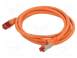 GOOBAY Patch cord Cat 6 S/FTP RJ45 1,5m naranja