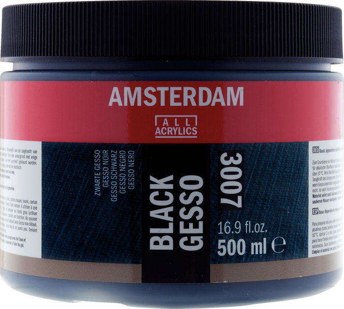 Amsterdam Negro 3007 en Frasco de 500 ml Amsterdam Negro 3007 en Frasco de 500 ml