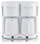 Severin KA 9314 cafetera doble blanca