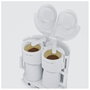 Severin KA 9314 cafetera doble blanca