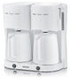 Severin KA 9314 cafetera doble blanca