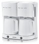 Severin KA 9314 cafetera doble blanca