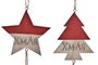 DKD Home Decor Decoración Colgante MDF Surtido de 4 Unidades