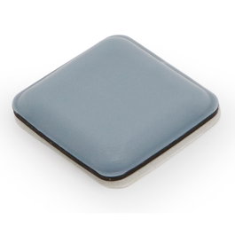 HERRAJES ALK Base PTFE Adhesivo Deslizante Cuadrado Blister 8 Unidades Medidas 24X24