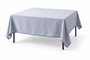 DKD Home Decor Mantel de Algodón Azul con Bordado 150x150 cm