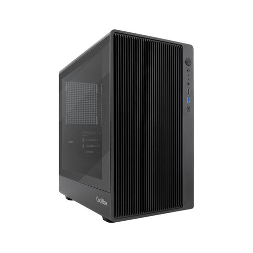 Coolbox Caja PC Gaming GM350 DarkFace Micro-ATX Negra Cristal Templado USB-C sin Fuente Coolbox Caja PC Gaming GM350 DarkFace Micro-ATX Negra Cristal Templado USB-C sin Fuente