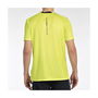 Camiseta de Manga Corta Hombre Bullpadel Brumo Amarillo Pádel