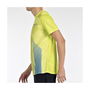 Camiseta de Manga Corta Hombre Bullpadel Brumo Amarillo Pádel