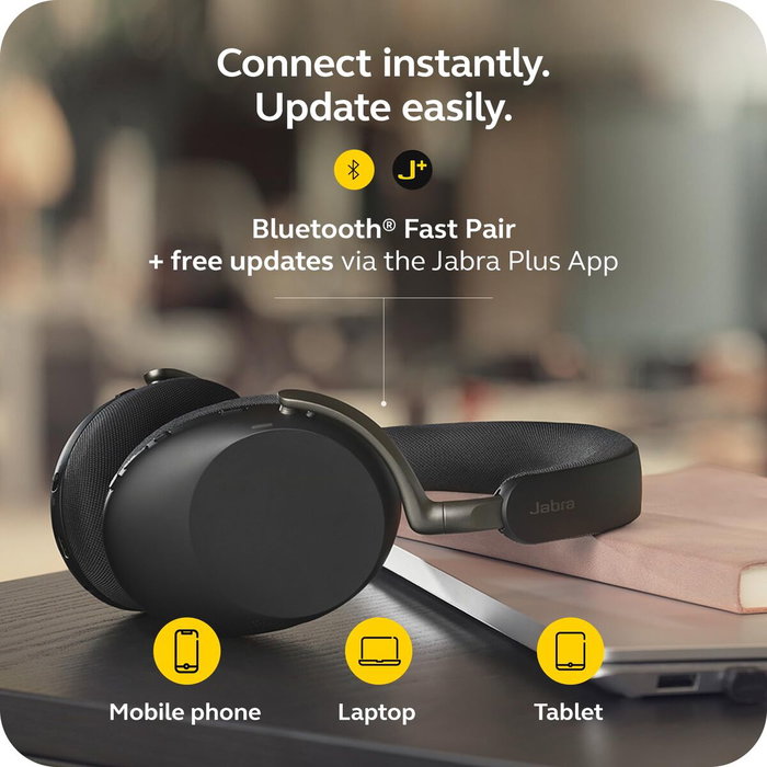 Jabra Evolve3 85 MS con Link 390c Negro Jabra Evolve3 85 MS con Link 390c Negro