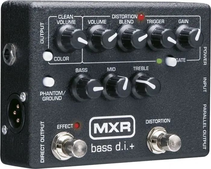 MXR Pedal Preamplificador Bass / D.I. 11cm Ancho x 6.5cm Alto x 14.1cm Largo