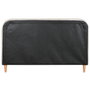 DKD Home Decor Cama de Poliéster y Madera Beige con Colchón 150x200 cm