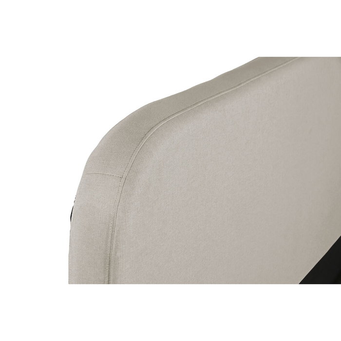 DKD Home Decor Cama de Poliéster y Madera Beige con Colchón 150x200 cm DKD Home Decor Cama de Poliéster y Madera Beige con Colchón 150x200 cm