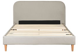 DKD Home Decor Cama Urban Beige 219 x 104 x 170 cm Poliester Madera