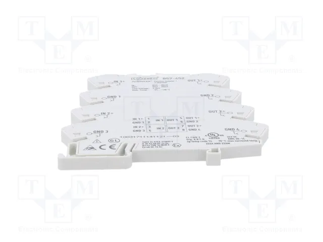 WAGO Transductor separador de señales para raíl DIN 0÷20mA, 4÷20mA