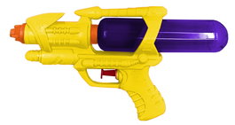 Marbueno Pistola de Agua Plástico Presión Color Amarillo 22x11 cm Jardín, Piscina y Playa MARBUENO SUMMER 10231A