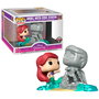 Funko POP Figura Disney Ultimate Princess La Sirenita Ariel & Estatua Eric Exclusive Figura Vinilo Edición Exclusiva en Caja