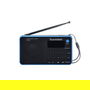 Sunstech Radio Portátil Digital RPDS32BL AM/FM con Batería, USB y microSD, Negra y Azul