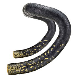 Supacaz Cinta de manillar Galaxy estrellas negro/rojo, poliuretano, amortiguación Kush, 2160mm x 30mm