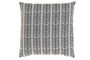 DKD Home Decor Cojín Boho Blanco Negro 43x43 cm Poliester Exterior Resistente