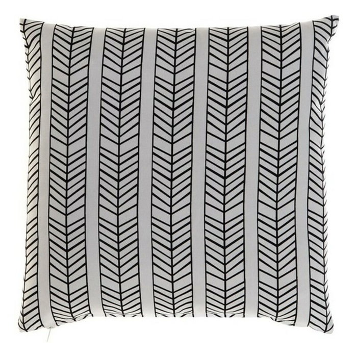 DKD Home Decor Cojín de Exterior Resistente al Agua Blanco y Negro 43x43 cm DKD Home Decor Cojín de Exterior Resistente al Agua Blanco y Negro 43x43 cm