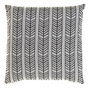 DKD Home Decor Cojín de Exterior Resistente al Agua Blanco y Negro 43x43 cm